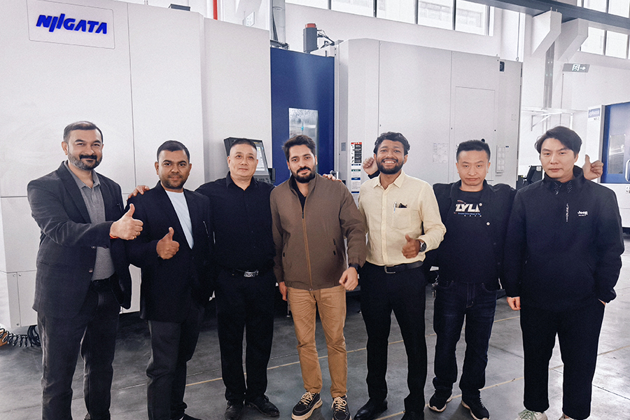 Group photo with guests