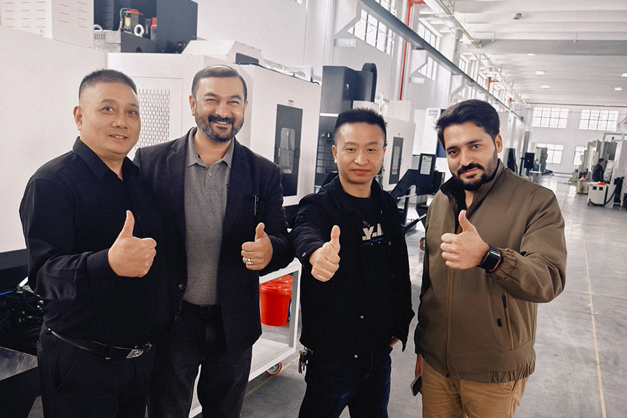 Group photo with guests