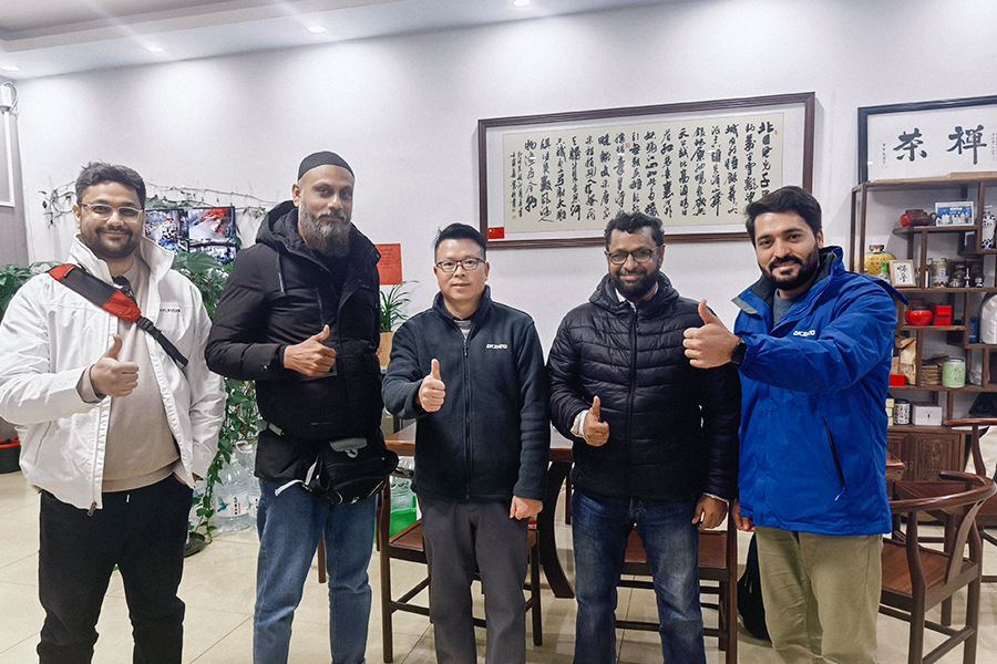 Group photo with guests