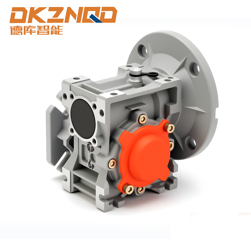 NMRV Series Worm Gear Reducer with Safety Orange Cover