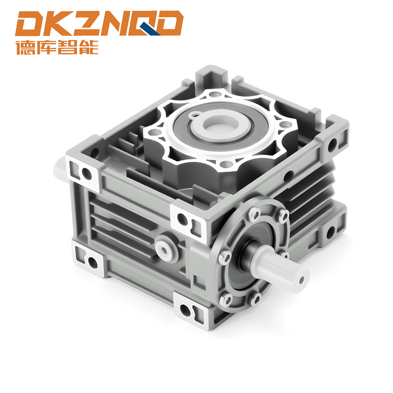 NMRV Aluminum Alloy Worm Reducer with Motor Mounting Flange